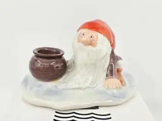 Royal Copenhagen nisse med lysestage 1 sortering P