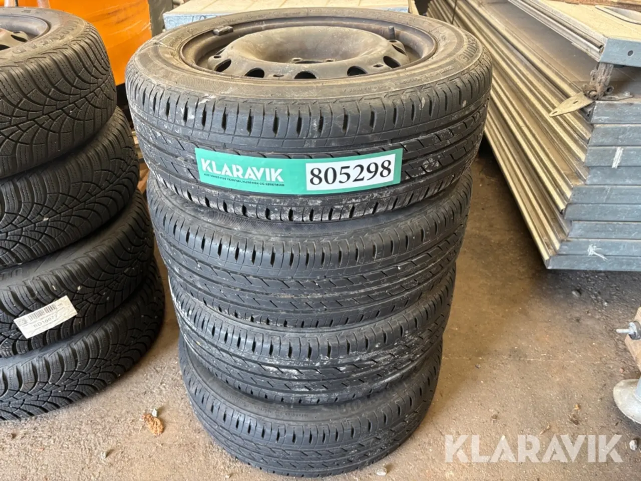 Billede 2 - Dæk på fælge Bridgestone Ecopia