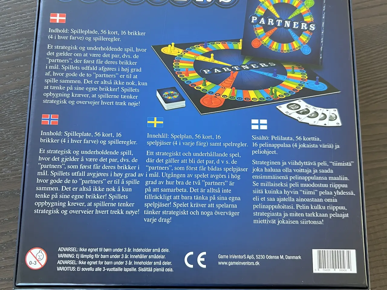 Billede 2 - Partners brætspil dansk udgave