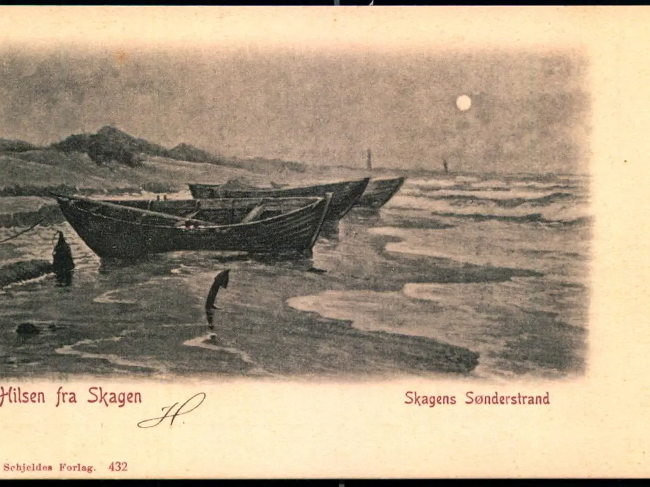 Billede 1 - Hilsen fra Skagen - Laurits Schjeldes Forlag 432 - Ubrugt