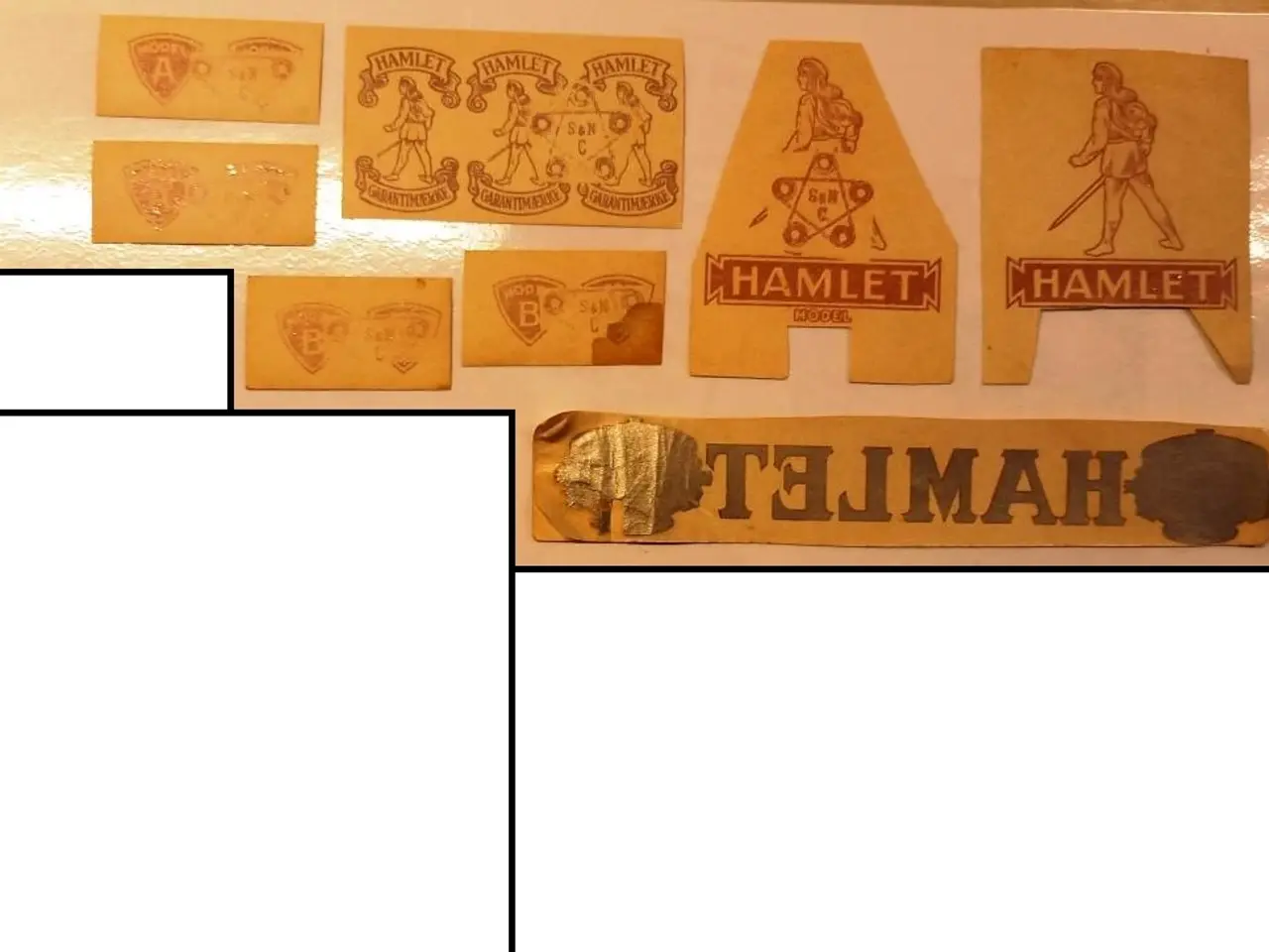 Billede 1 - Hamlet cykler. Stel mærker.
