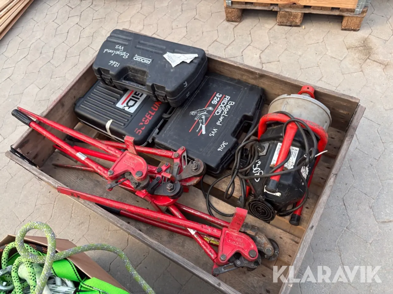 Billede 2 - Assorteret værktøj Ridgid - 1 palle