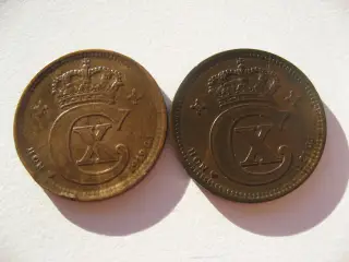 Flotte bronze 5 ører 1919 & 1921