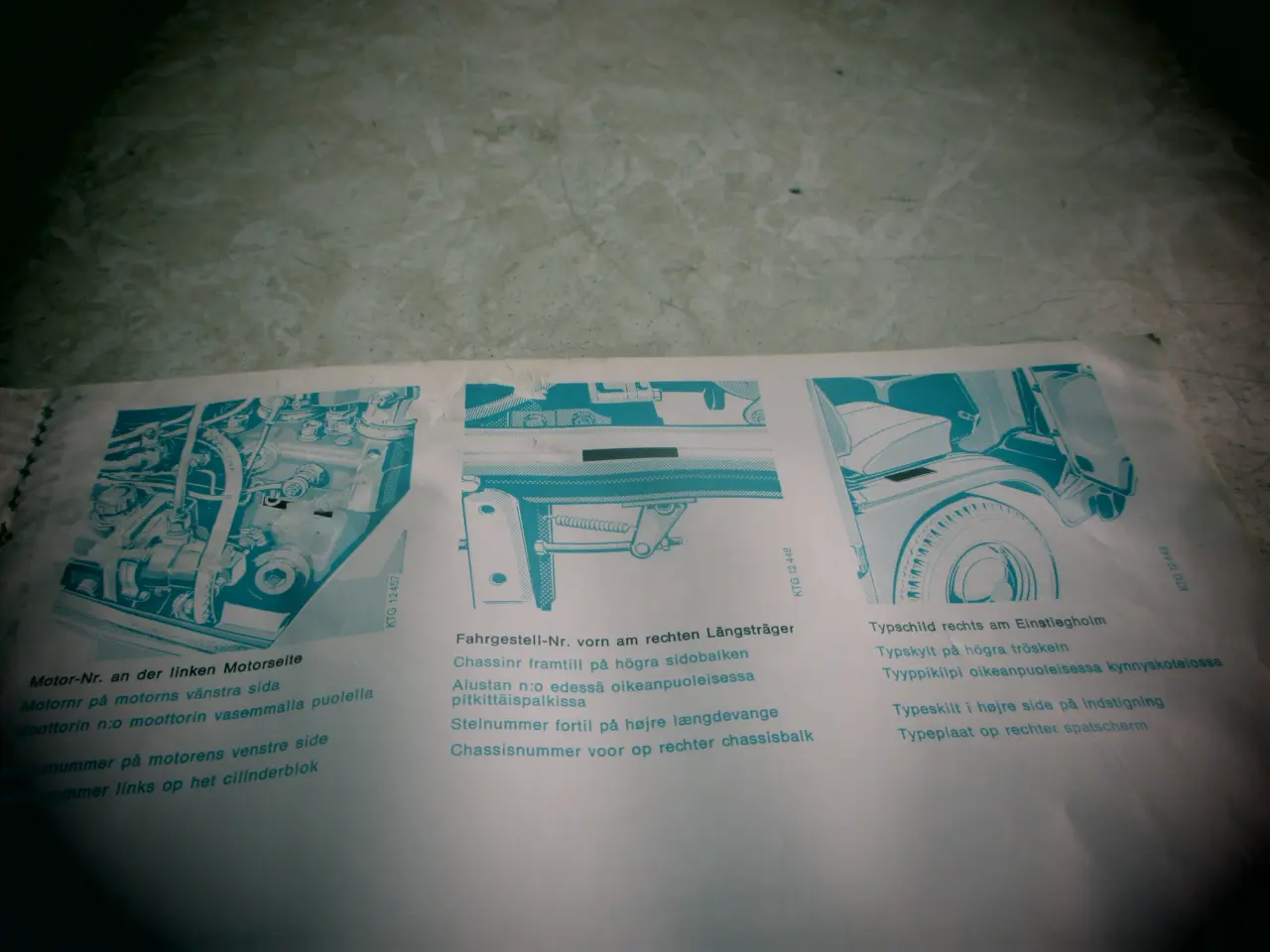 Billede 3 - Brugt Instruktionsbog Mercedes 206-306 D