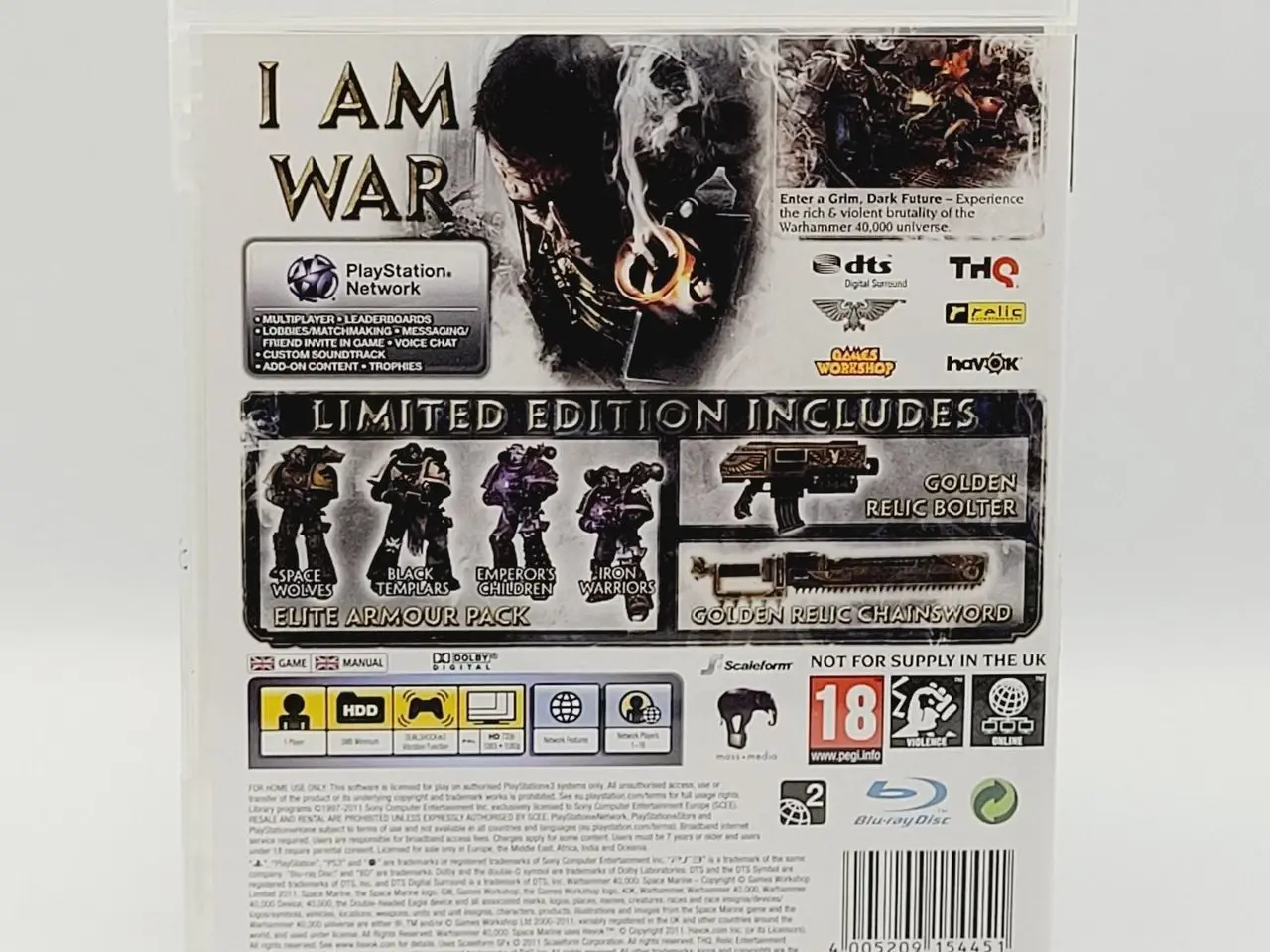Billede 2 - ⭐️· PS3: Warhammer 40.000: Space Marine