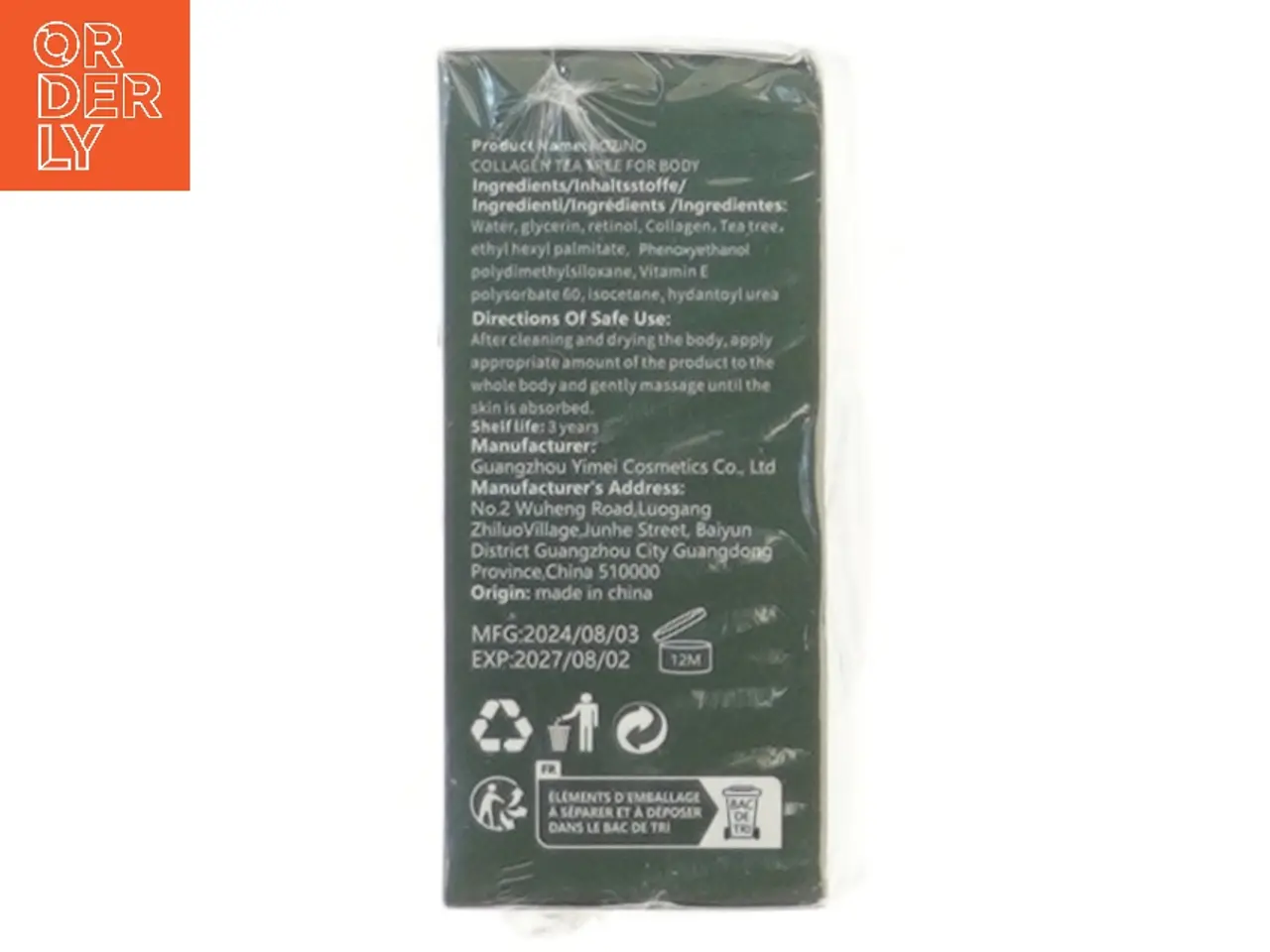 Billede 3 - Rozino collagen cream med tea tree fra Rozino (str. 11x6 cm)