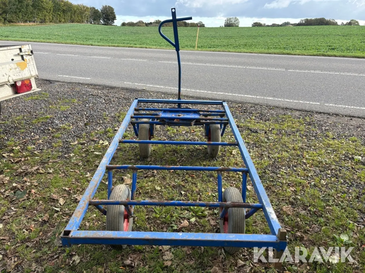 Billede 6 - Stål vogn med massive hjul og bremse