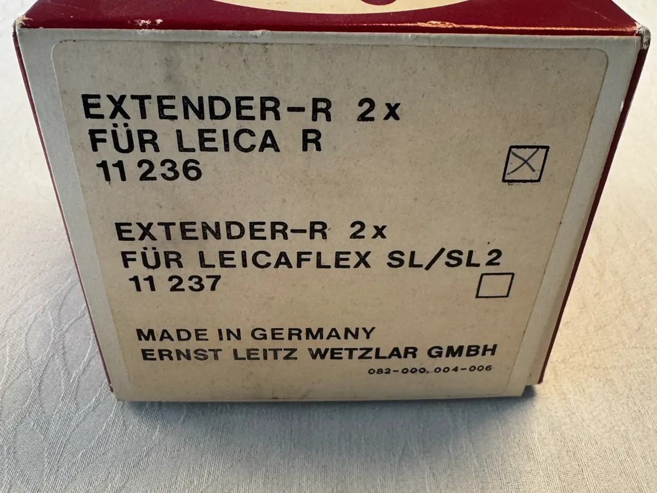 Billede 1 - 📷 LEICA EXTENDER-R 2x – 11 237 – SOM NY – ORIGINA