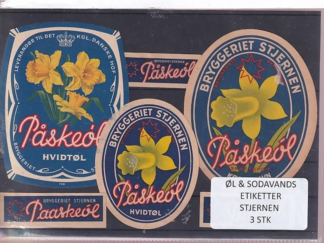 Billede 1 - Øl og Sodavands Etiketter - Bryggeriet Stjernen - 3 Stk.
