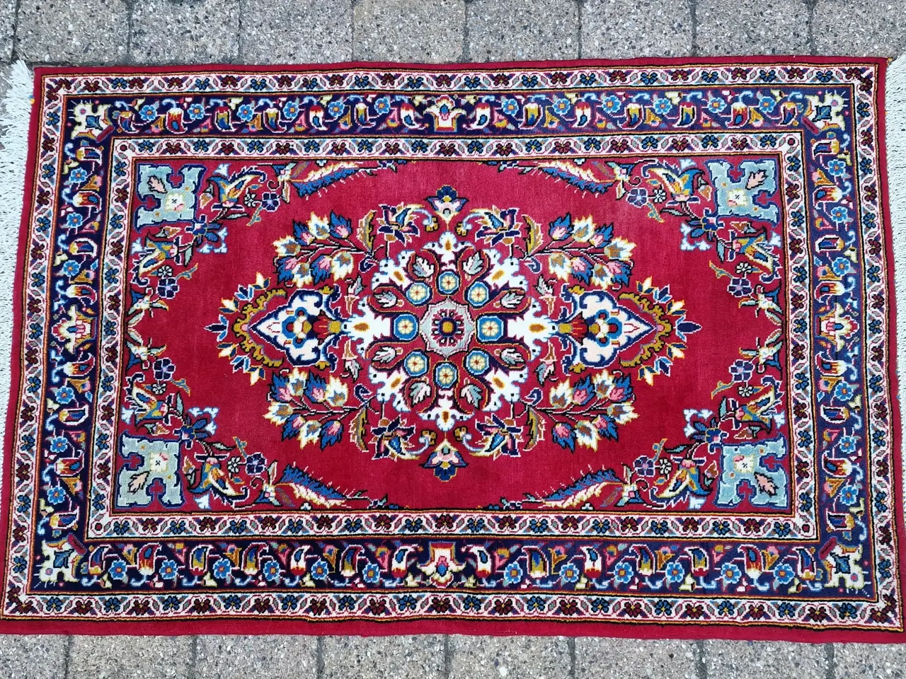 Billede 3 - Flot vintage persisk Kashan tæppe. 