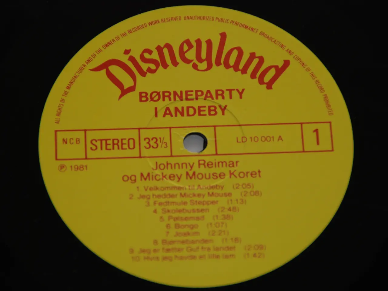 Billede 4 - Vinylplade - Børneparty i Andeby