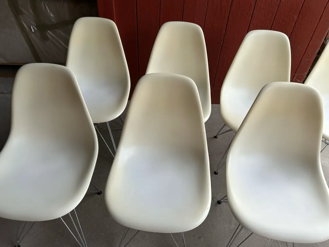 Billede 5 - 8 stk. flotte Eames DSR-stil spisebordsstole (Repl