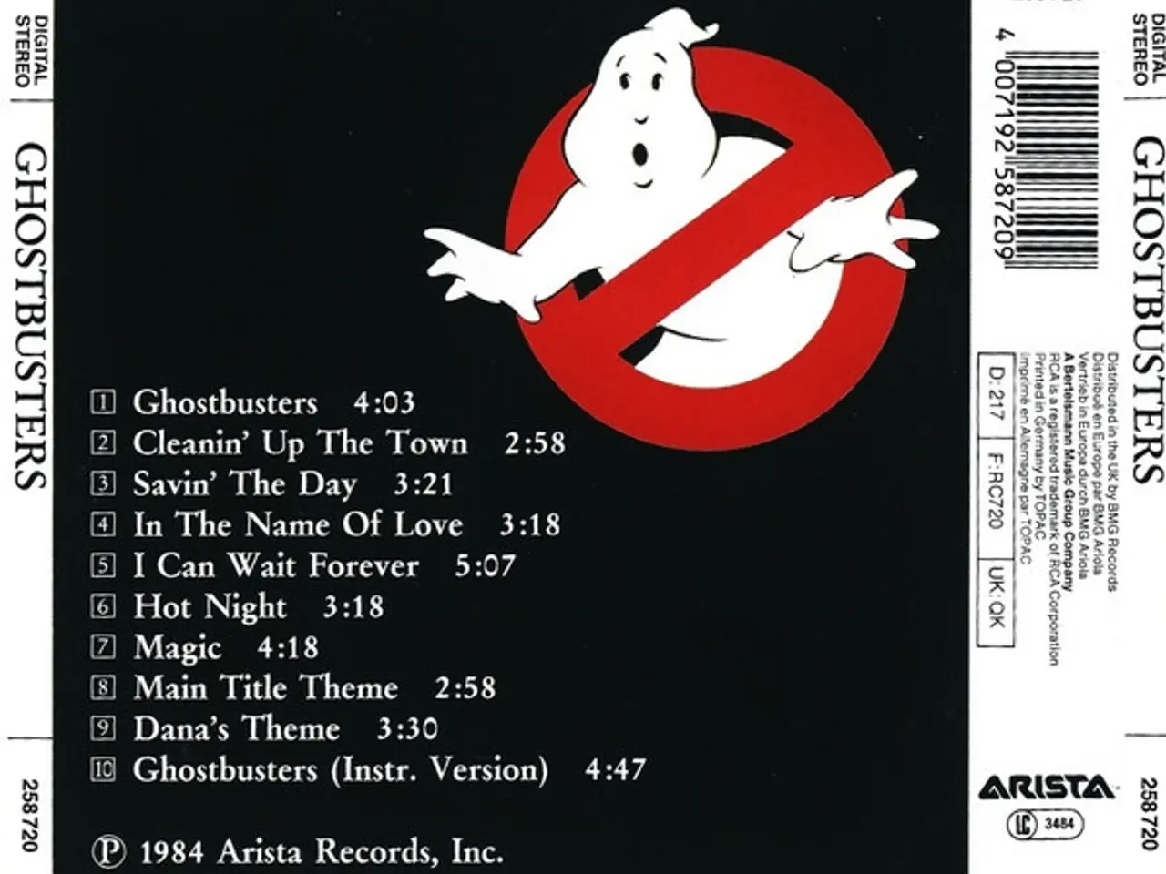 Billede 2 - Diverse kunstnere – Ghostbusters Soundtrack