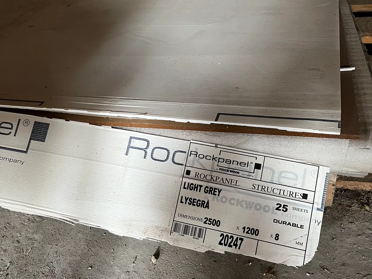 Billede 4 - Rockpanel facadeplader lysegrå