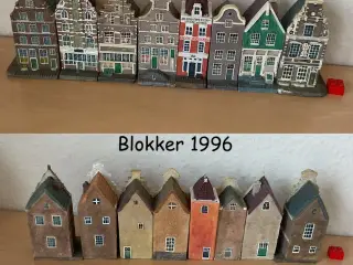 Hollandske kanalhuse. Vintage samlerobjekt