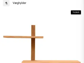 Andersen furniture phase hylde i olieret natur eg