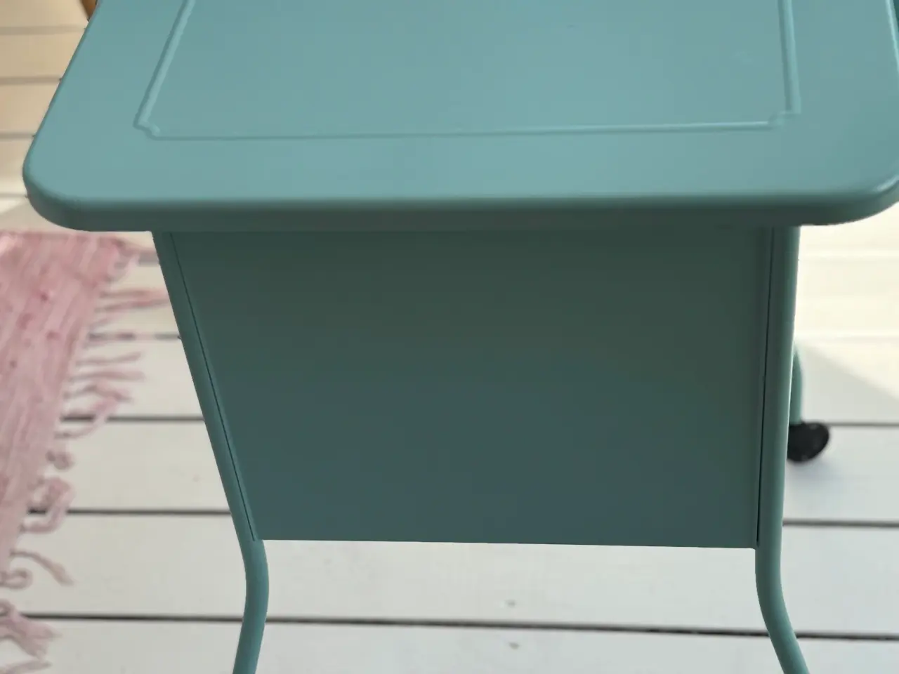 Billede 2 - IKEA metal senge-bord, mintgrøn