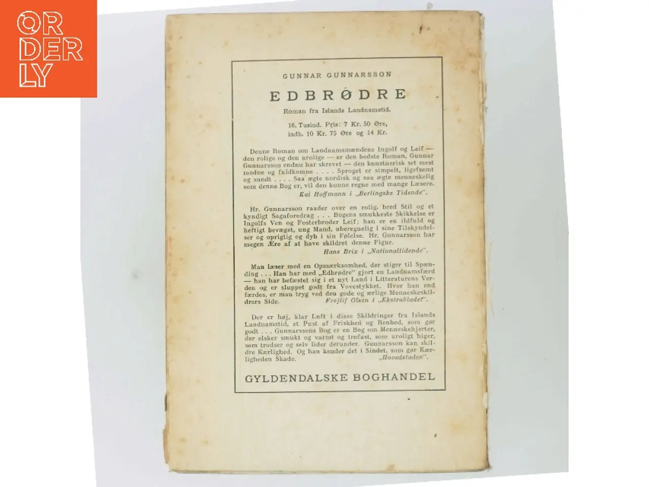 Billede 3 - Islændernes Færd Hjemme og Ude. Nials Saga af N. M. Petersen (Bog)