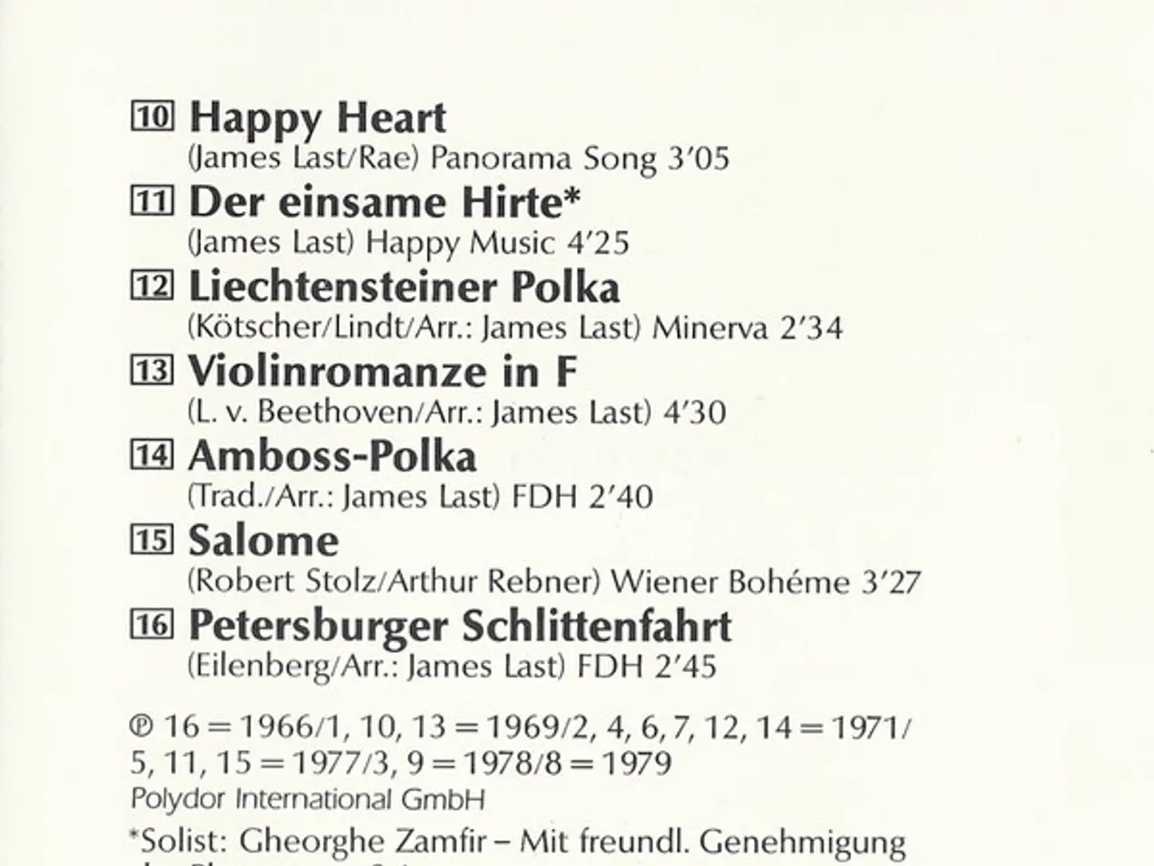 Billede 5 - James Last – Das Beste Aus 150 Goldenen – CD