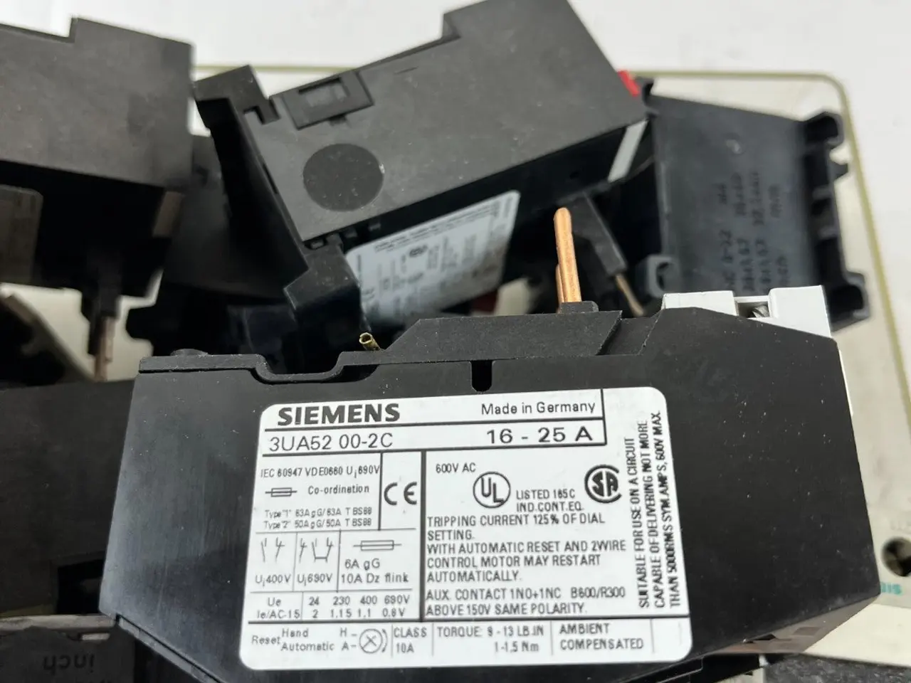 Billede 7 - Siemens 3UA Series Thermal Overload relæ blandet