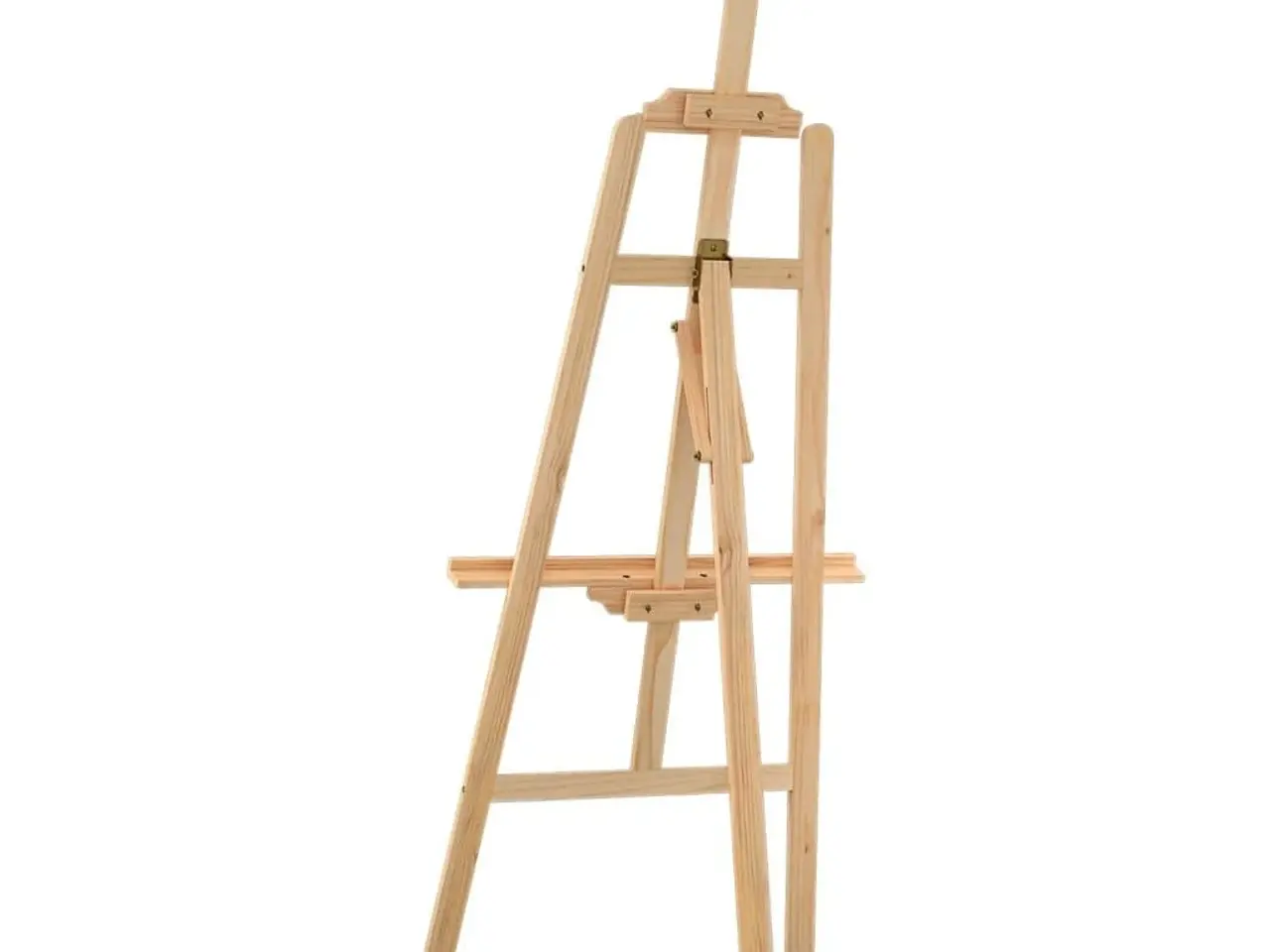 Billede 5 - Staffeli i massivt fyrretræ - 53,5 × 95 × 127 cm, justerbart