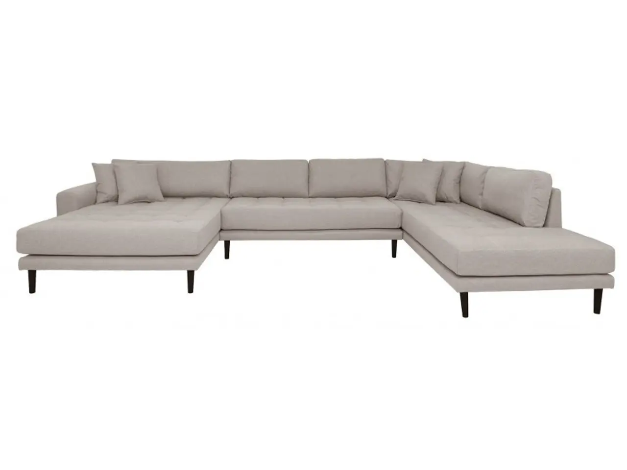 Billede 1 - Lido - Hjørnesofa med Venstrevendt Chaiselong - Stone stof