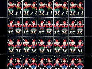 Færøerne Julemærkeark 2004