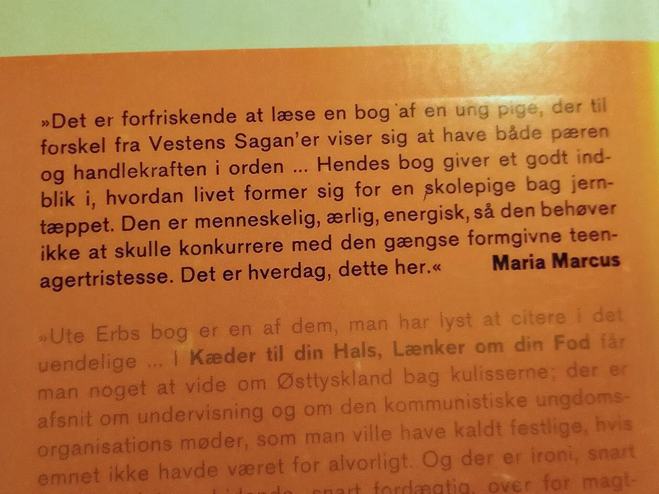 Billede 2 - Ute Erb: Kæder til din hals, lænker om din fod.