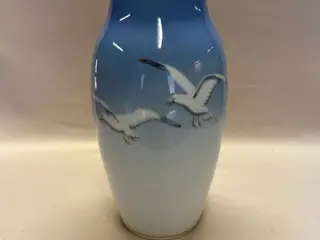 Sjælden Mågestel Vase m. Guldkant – B&G Model 5243