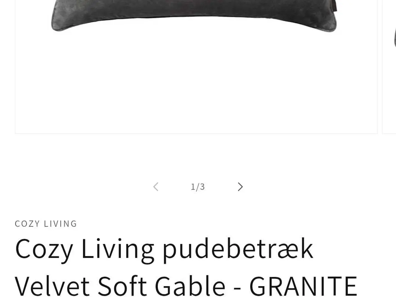 Billede 4 - 2 stk. pudebetræk Cozy Living cognacfarve