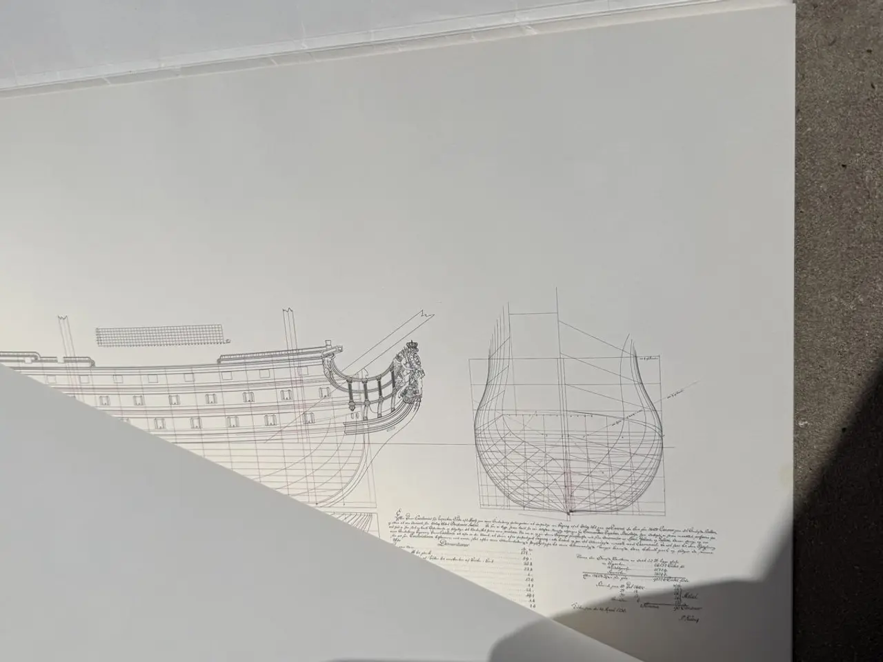 Billede 3 - Danske Orlogsskibe – mappe m. 10 reproduktioner
