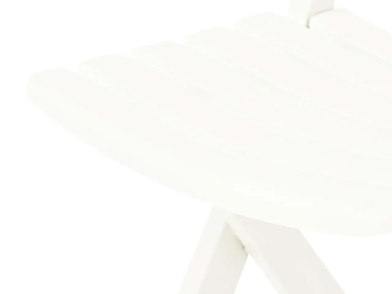 Billede 6 - Foldbare havestole 2 stk. plastik hvid