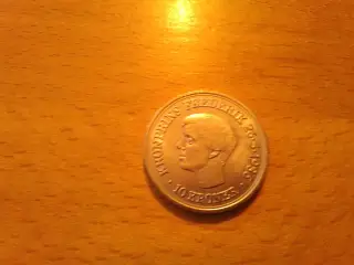 10 kr fra 1986 Frederiks 18 års fødselsdag