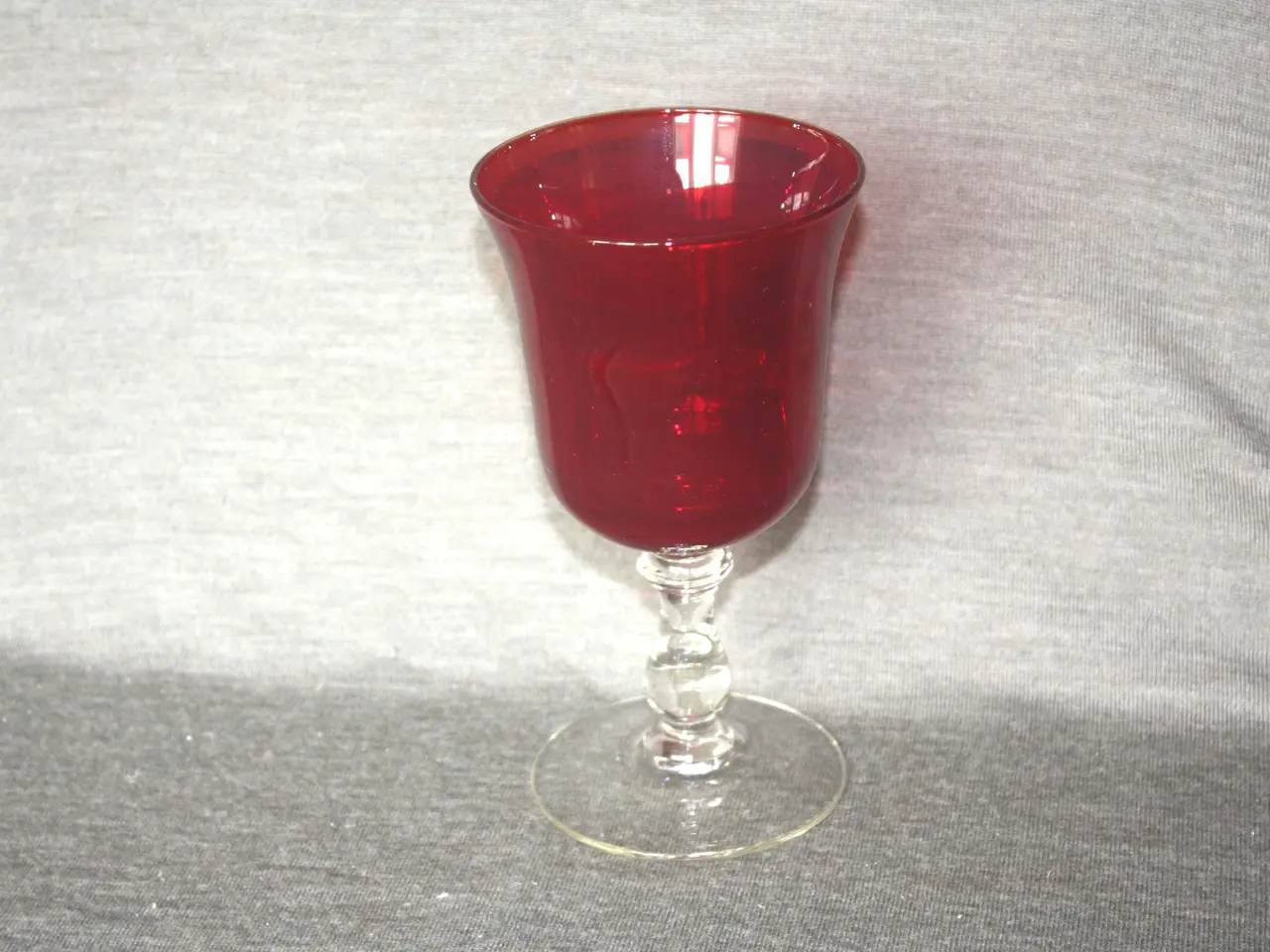 Billede 1 - Rød Vins glas højde 17,5 cm med produktionsfejl