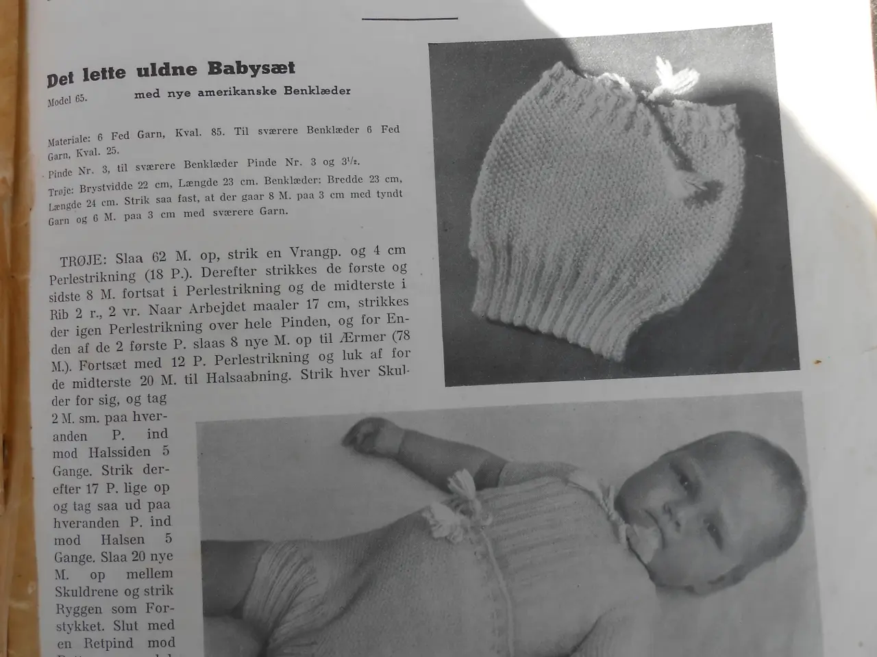 Billede 7 - Mønstre til Sy/Strik til Baby/Børn og