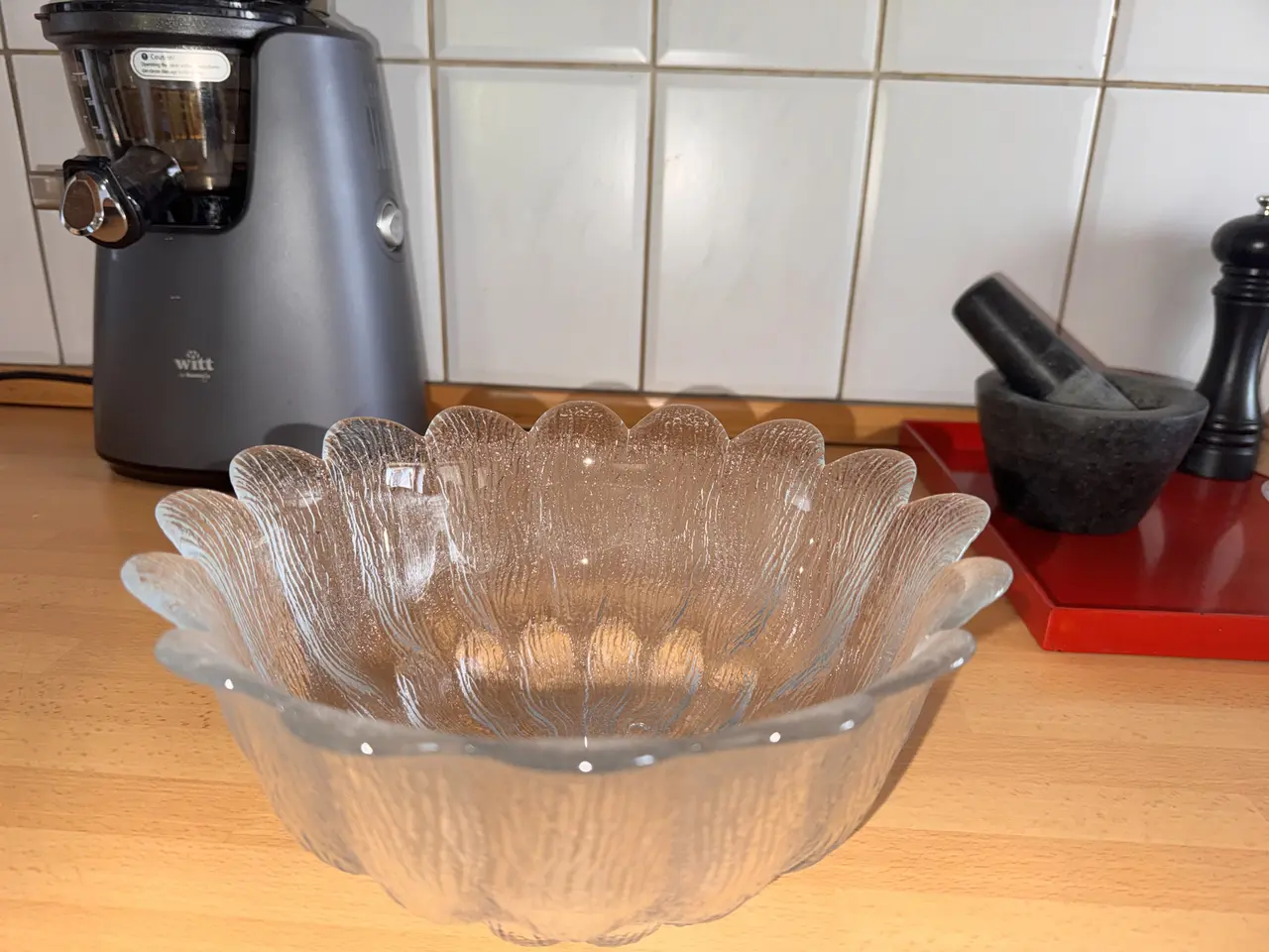 Billede 2 - Smuk serveringsskål fra Holmegaard | stor