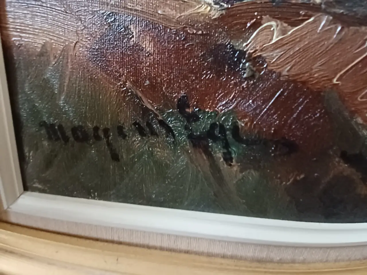 Billede 3 - Stort smukt maleri Krudttårn af Mogens Egil