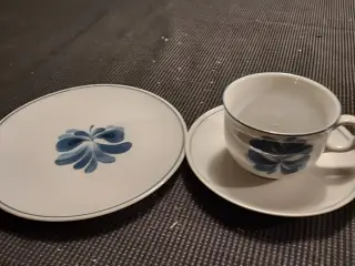 Kopper 12 stk med dessert tallerken