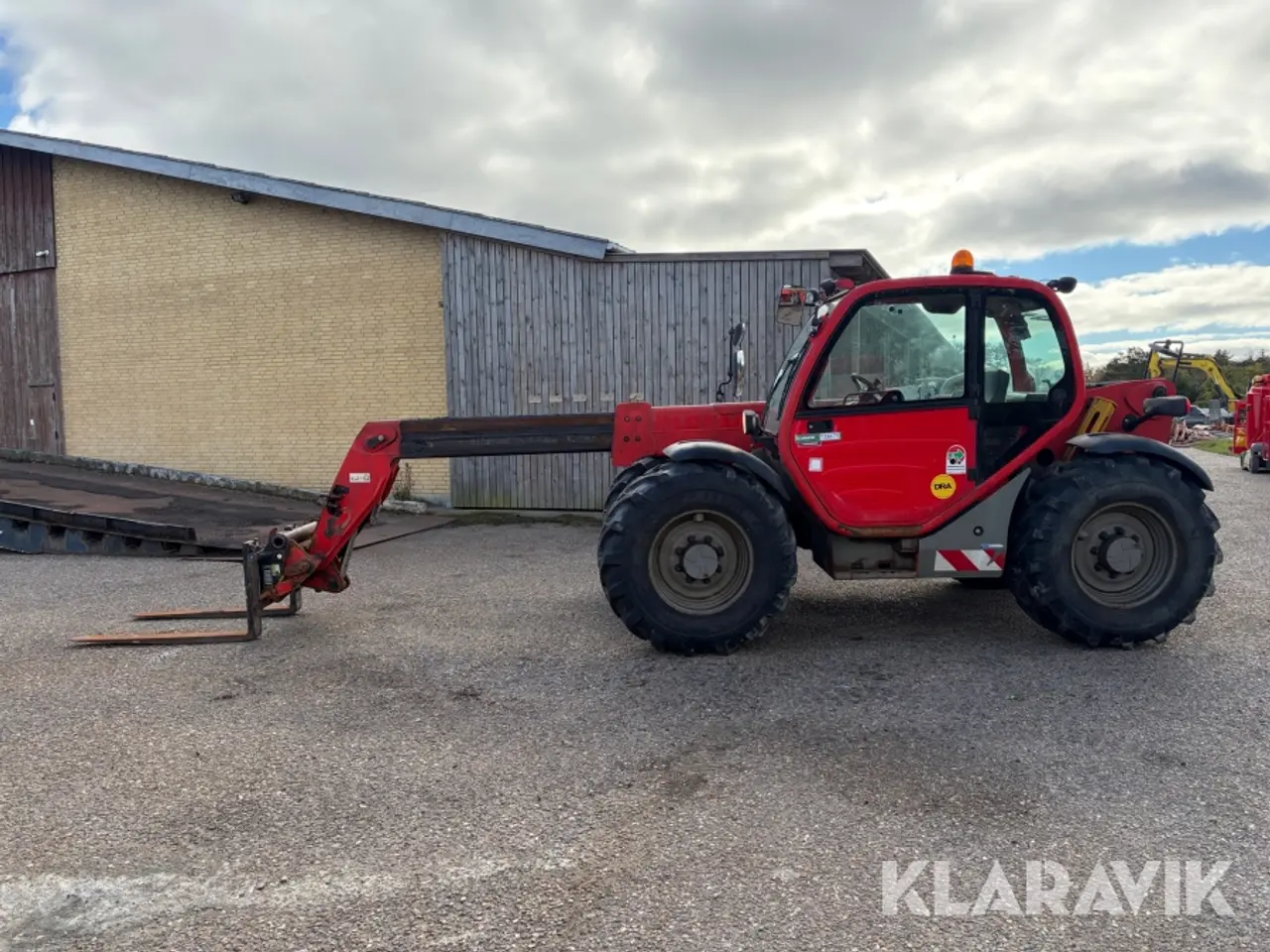 Billede 2 - Teleskoplæsser Manitou MT 732 med gafler