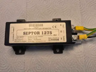 Septor 1275 Duo ladeskillerelæ Batteriseperator