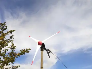 Vindmølle til 12volt akkumulator