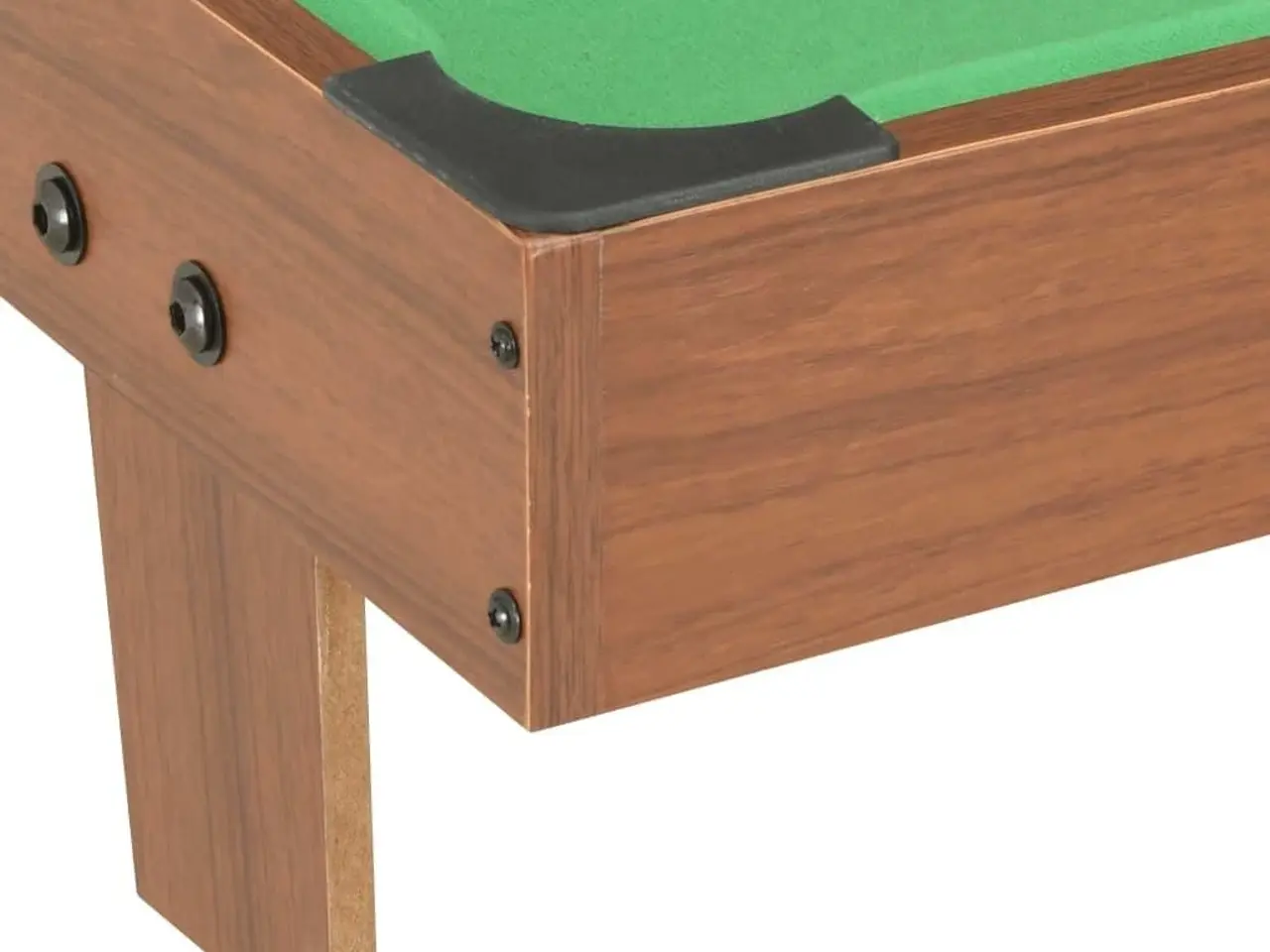 Billede 5 - Mini-poolbord 92 × 52 × 19 cm - brun/grøn