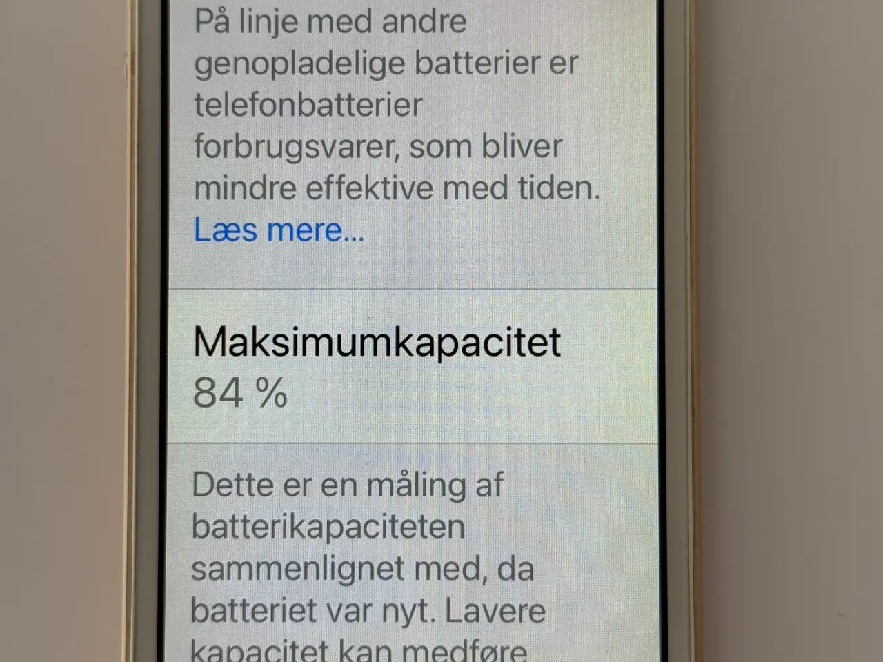 Billede 3 - iPhone SE - 32 GB - Batteri 84%