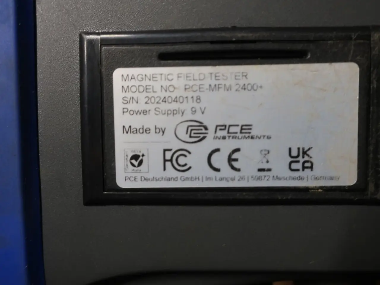 Billede 3 - PCE-MFM 2400+ Teslameter Magnetic Field Tester 9V