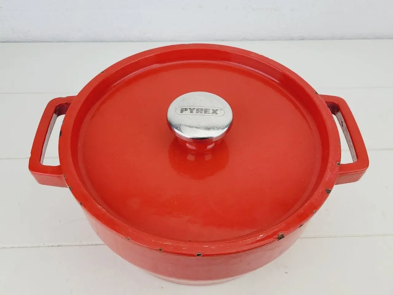 Billede 8 - ⭐️- Pyrex Støbejernsgryde: Holdbarhed og Stil 
