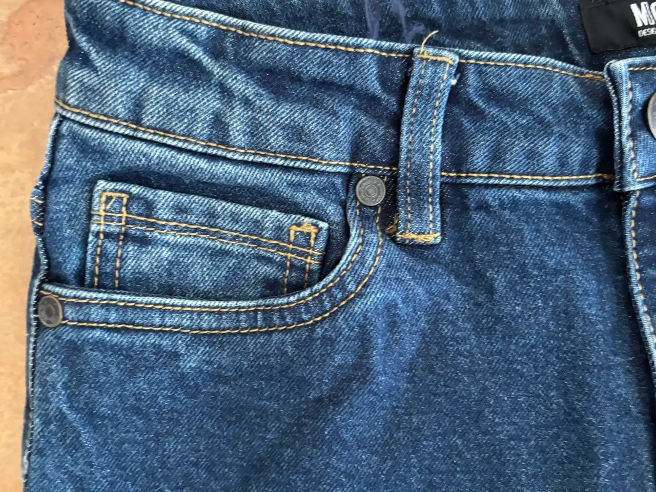 Billede 5 - Mono blå jeans til dreng str 164/ 14  bomuld