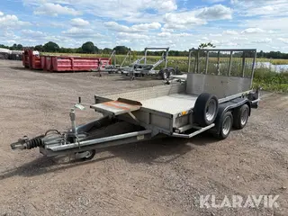 Maskintrailer Ifor Williams Gp 106 Gm 3500 kg. 2-akslet