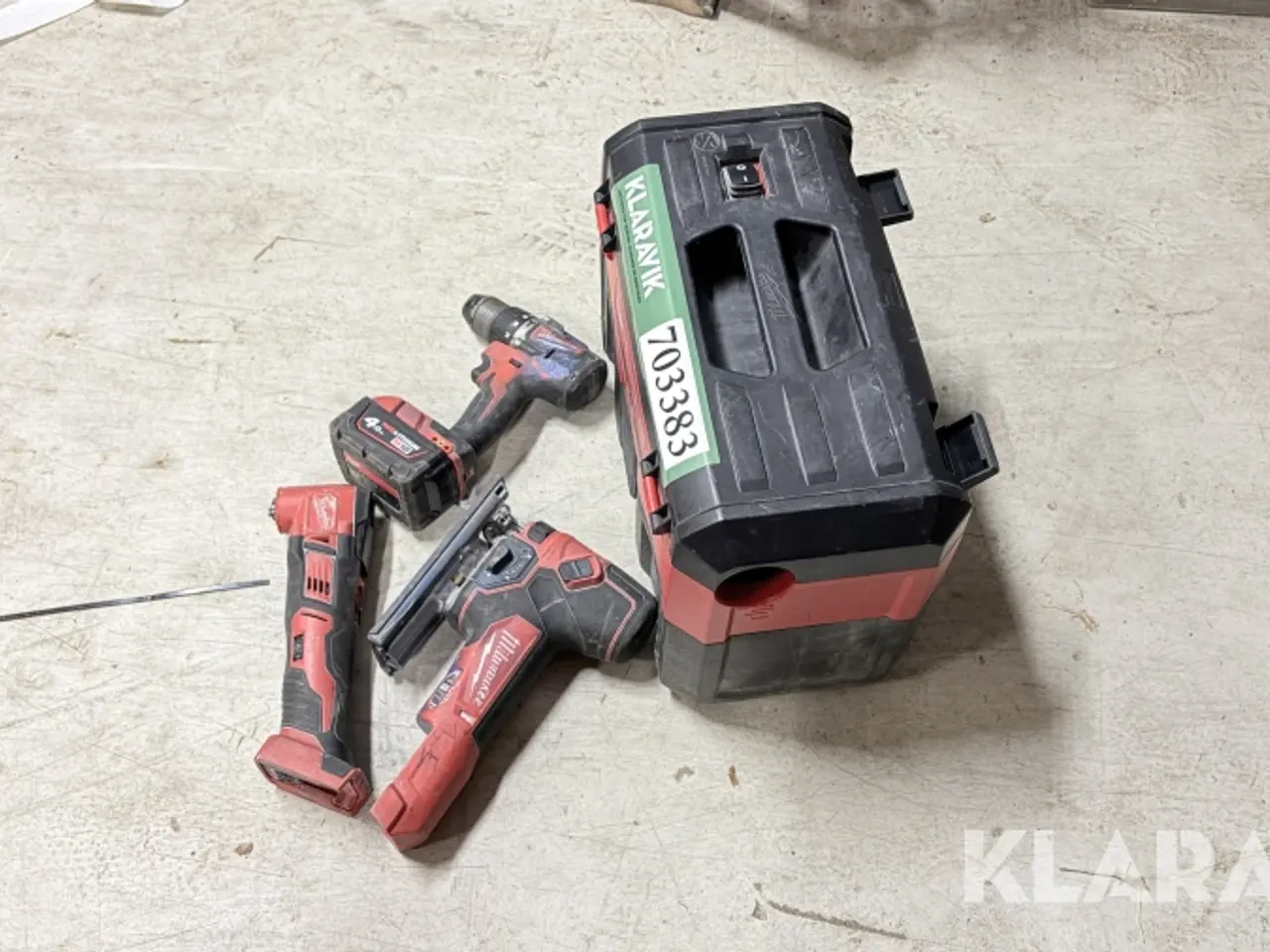 Billede 4 - Milwaukee M18 støvsuger, stiksav og multicutter med 4 Ah batteri