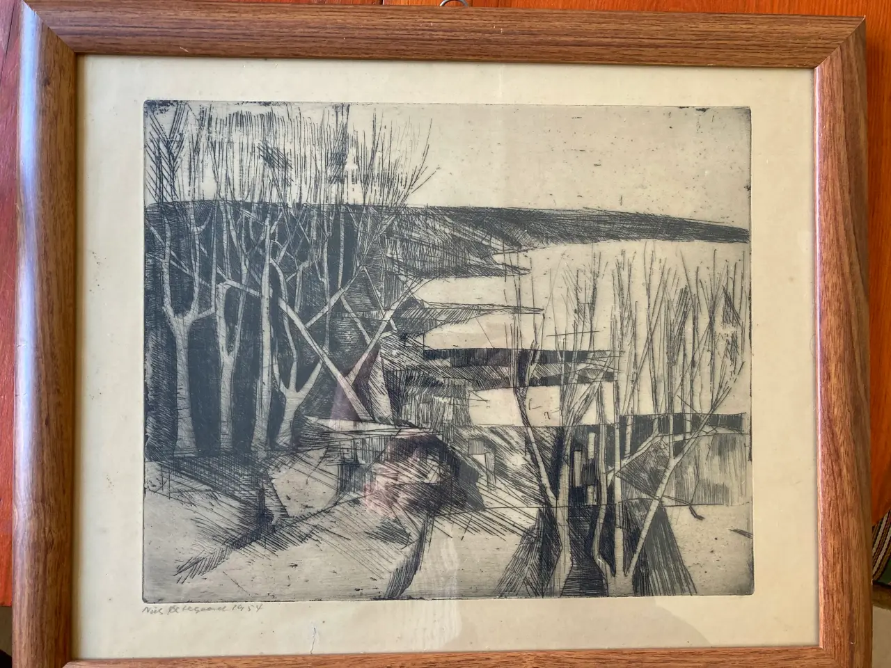 Billede 1 - Litografi, stik, Niels østergaard