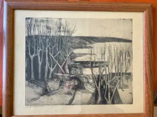 Litografi, stik, Niels østergaard